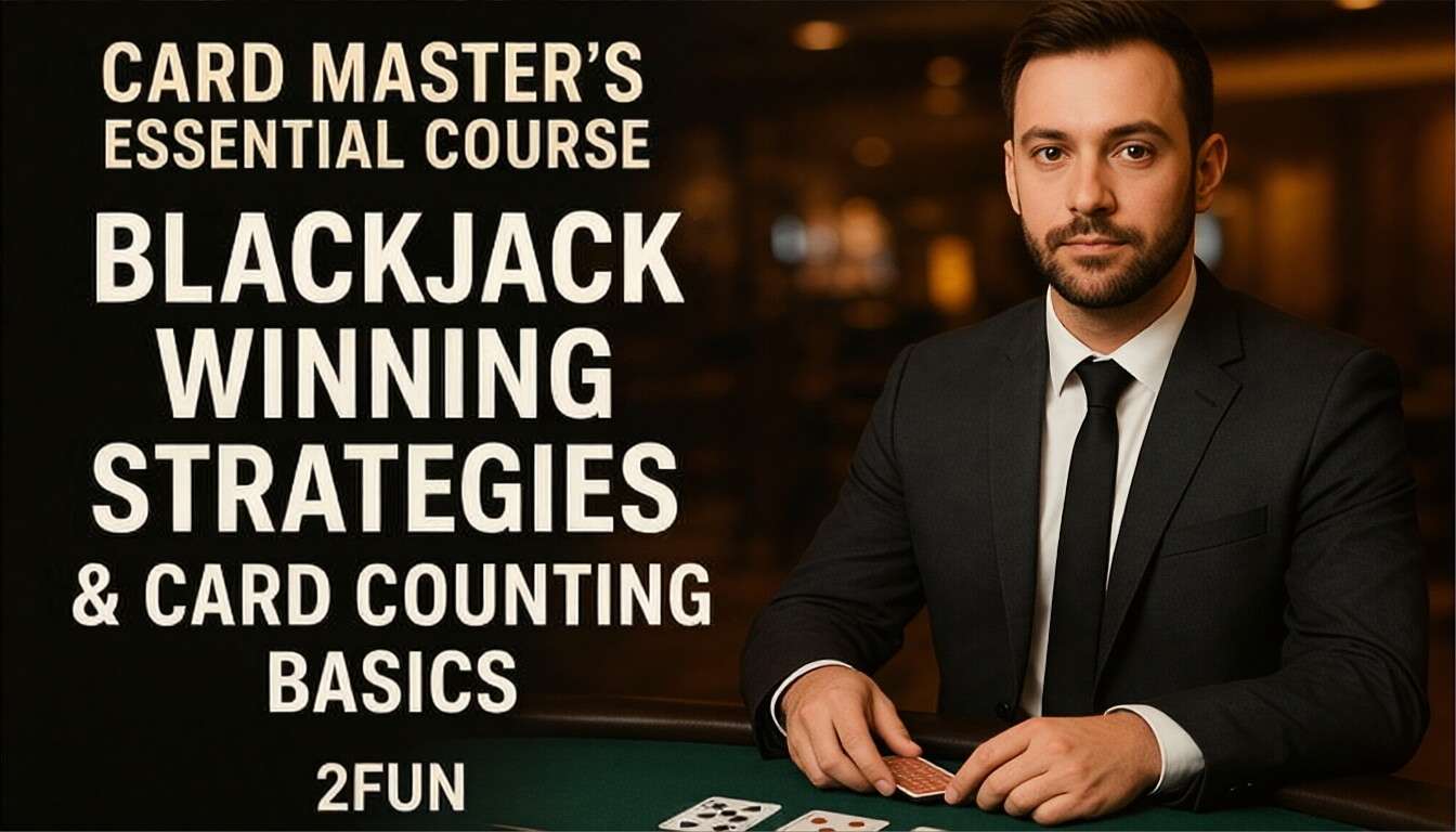 Card Master's Essential Course: Blackjack Winning Strategies & Card Counting Basics at 2FUN