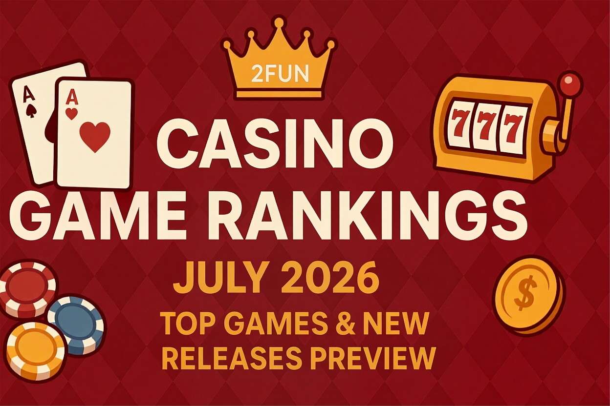 2FUN Game Rankings July 2025: Top Games & New Releases Preview