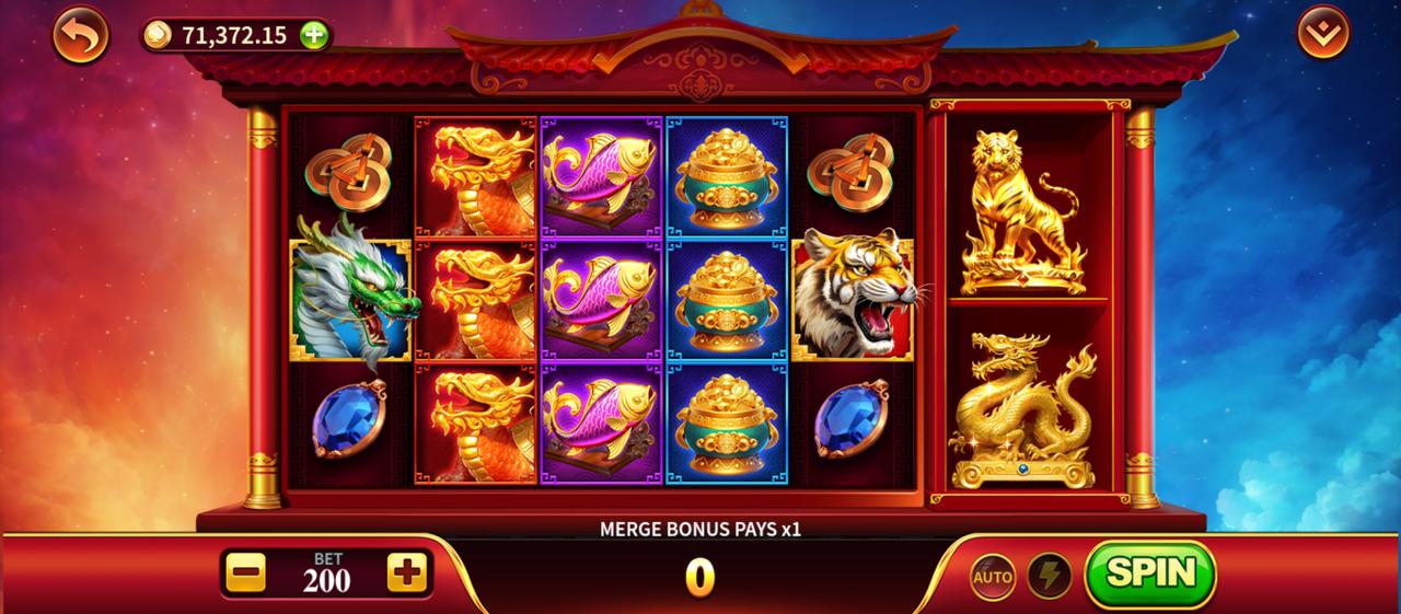 DRAGON TIGER Slots - Epic Clash of Eastern Legends | Royal x Casino
