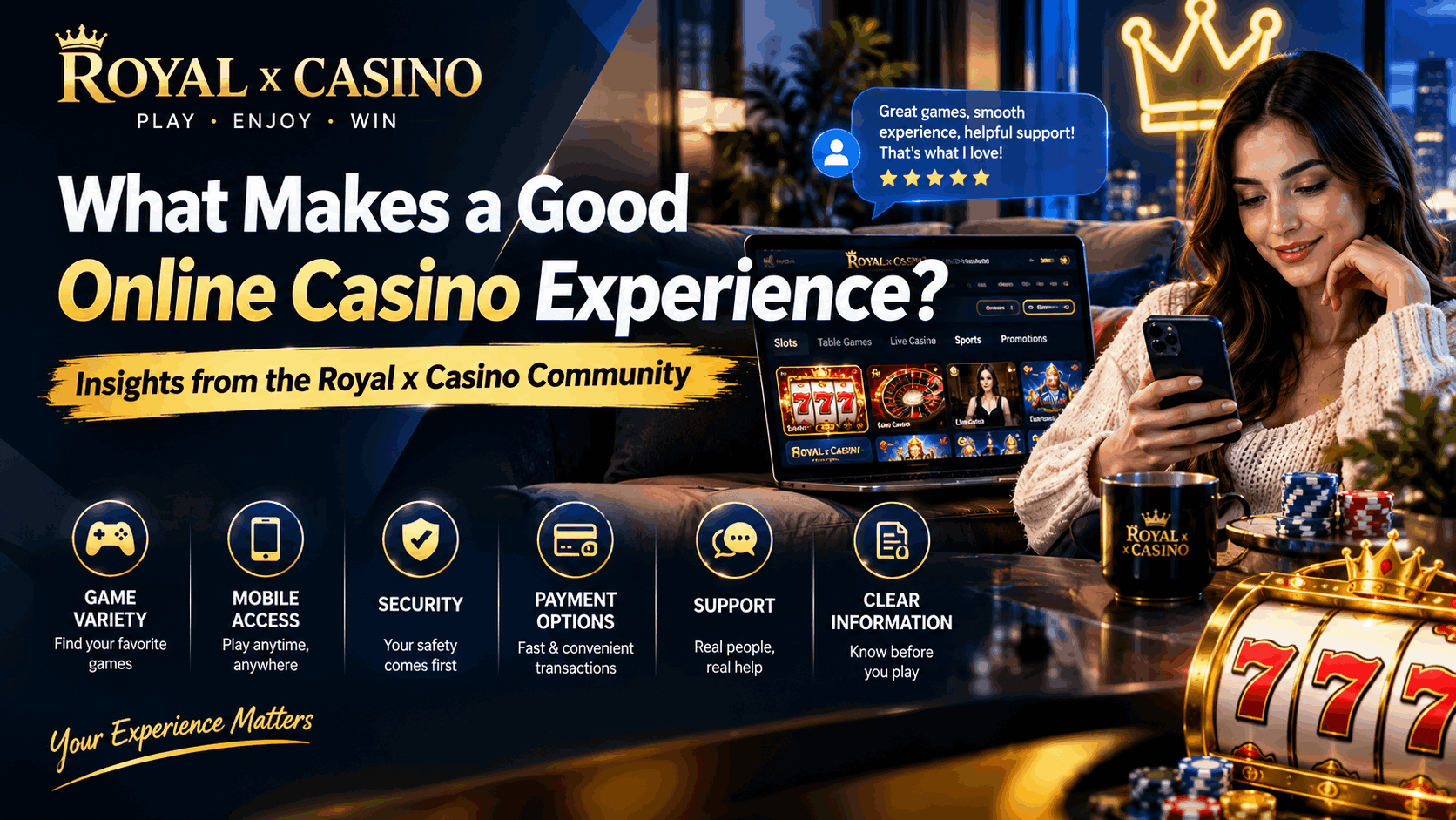What Makes a Good Online Casino Experience? Insights from the Royal x Casino Community