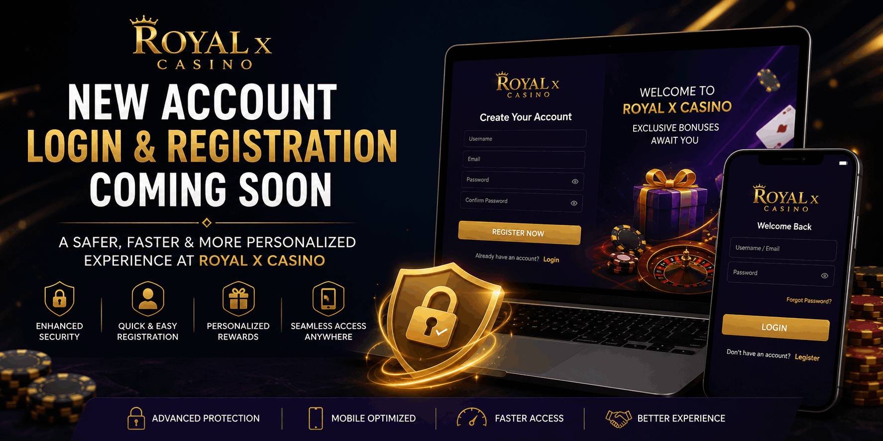 Royal x Casino Official Website Is Introducing a Safer Login & Registration Experience