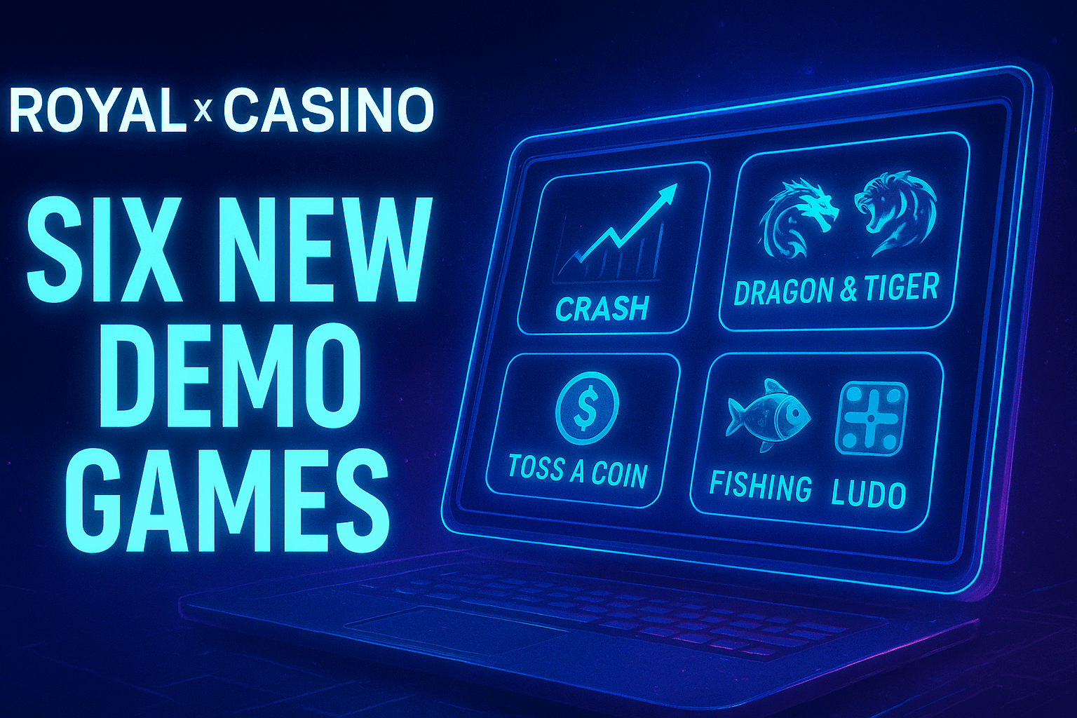 Play Free Demos | Royal x Casino Launches Crash & 6 Other Demo Games! No Sign-Up Needed.