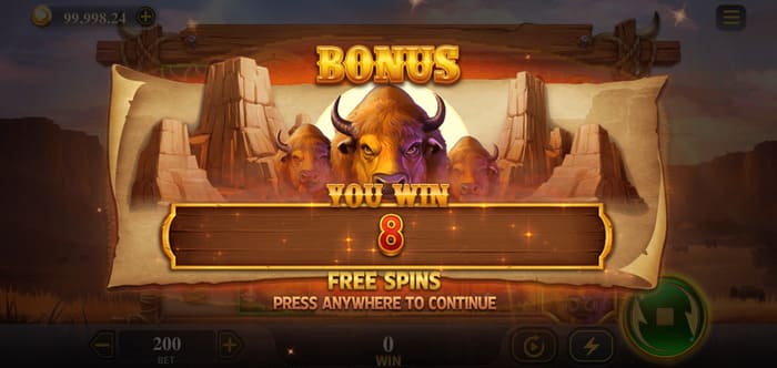 Buffalo Rampage Slot Game | Free Spins & Real Money Wins | Royal x Casino Official