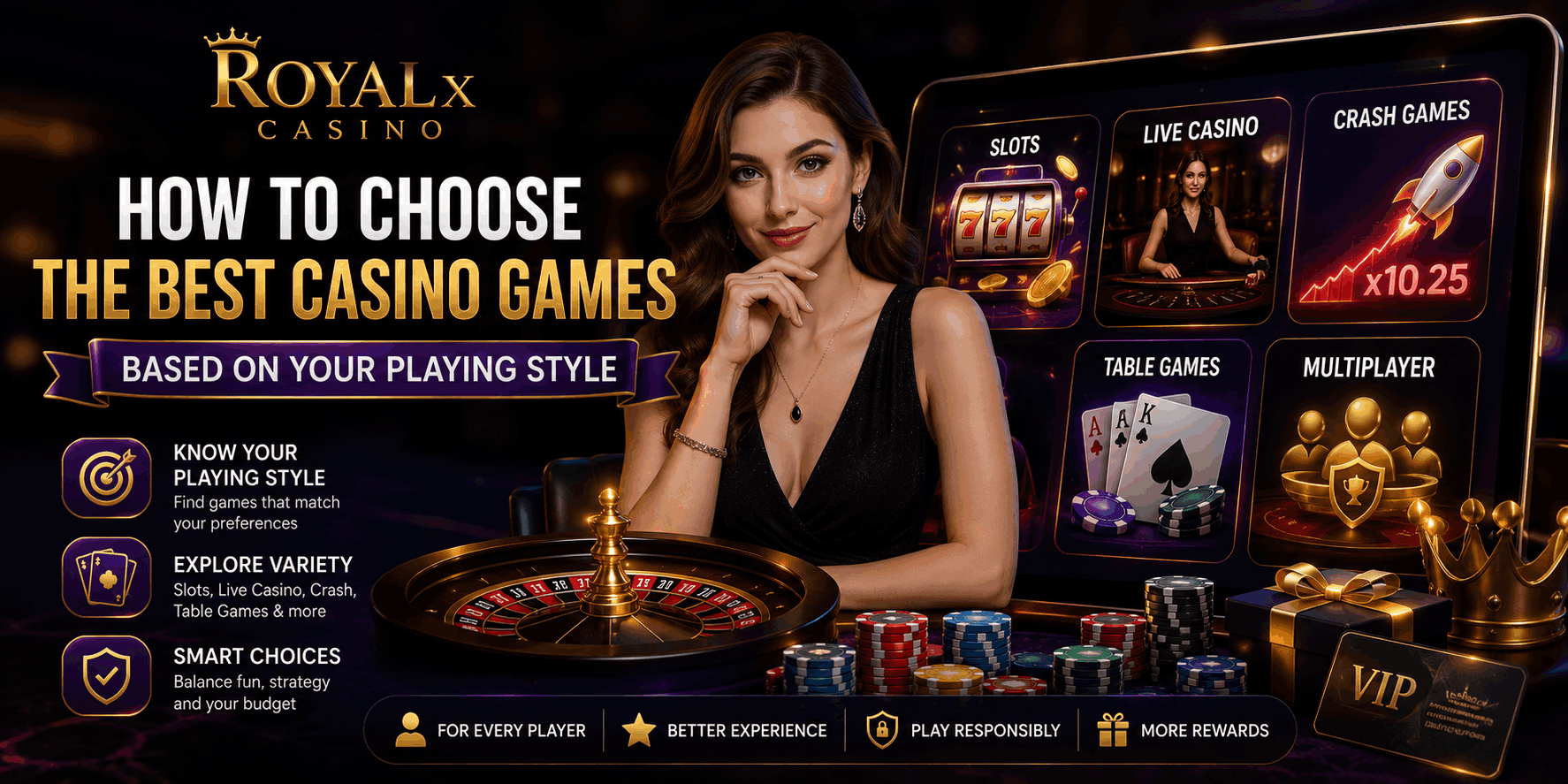 How to Choose the Right Casino Games Based on Your Playing Style | Royal x Casino