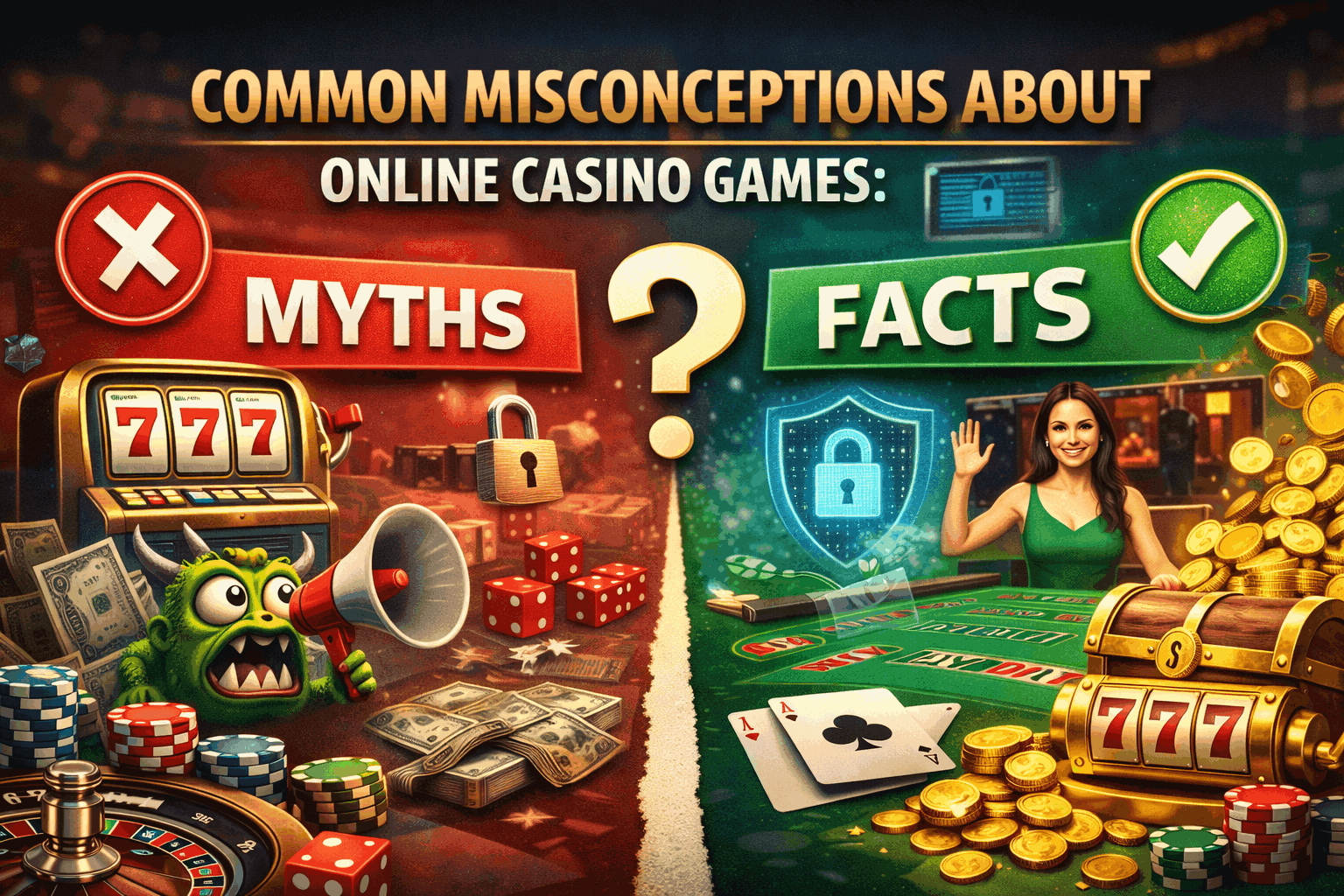 Common Misconceptions About Online Casino Games: Myths vs Facts