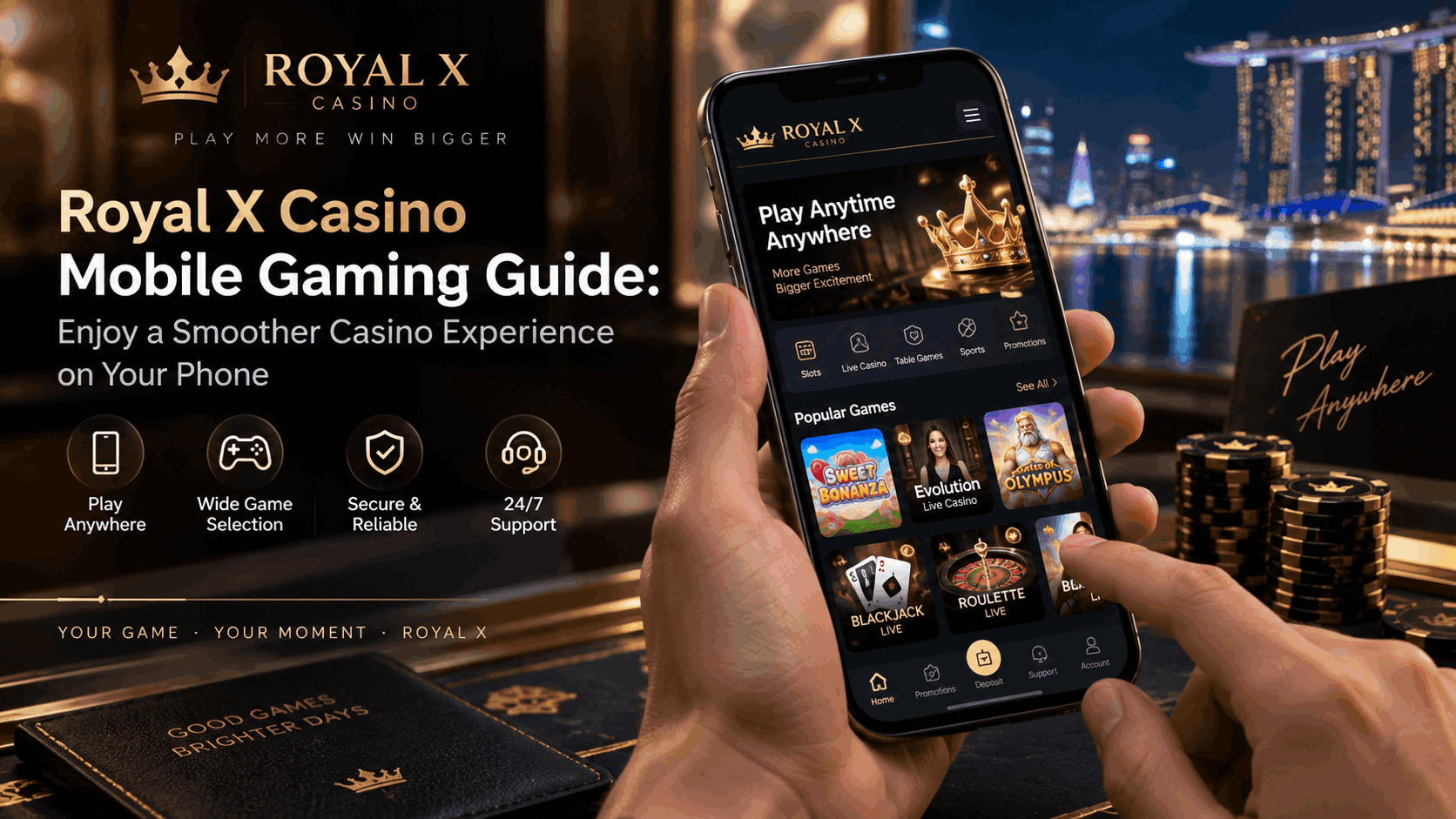 Royal x Casino Mobile Gaming Guide: Enjoy a Smoother Casino Experience on Your Phone