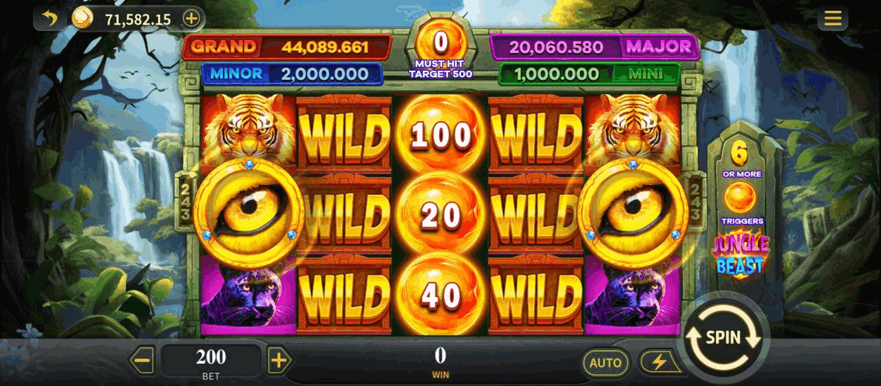 Excellent Overwhelming Jungle Tiger Online Slots Casino Game - Royal x Casino