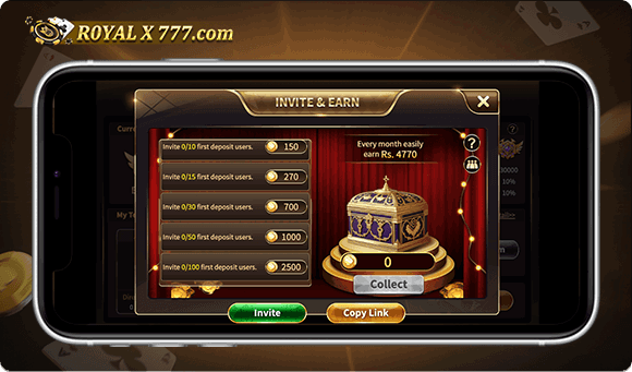 Royal x 777 Share & Earn Program: Invite Friends, Earn Rewards!