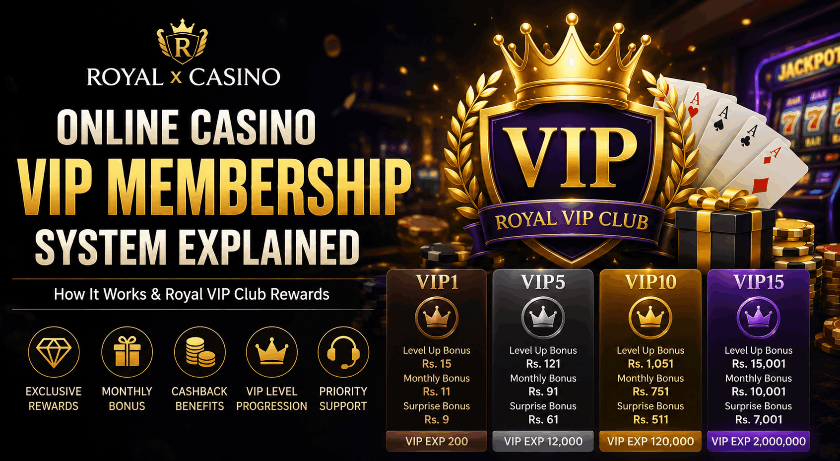 Online Casino VIP Membership System Explained (2026 Guide) – How Royal VIP Club Works & Rewards Structure