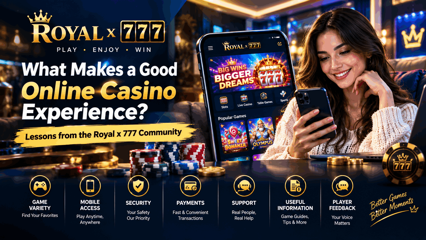 What Makes a Good Online Casino Experience? Lessons from the Royal x 777 Community