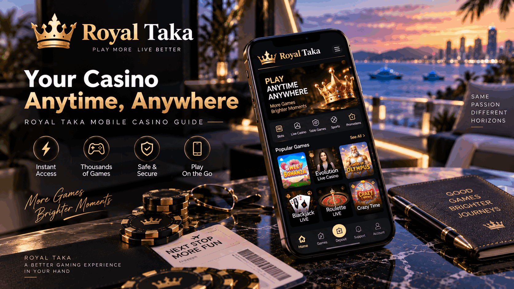 Royal Taka Mobile Casino Guide: Making Everyday Play Simpler on আপনারPhone