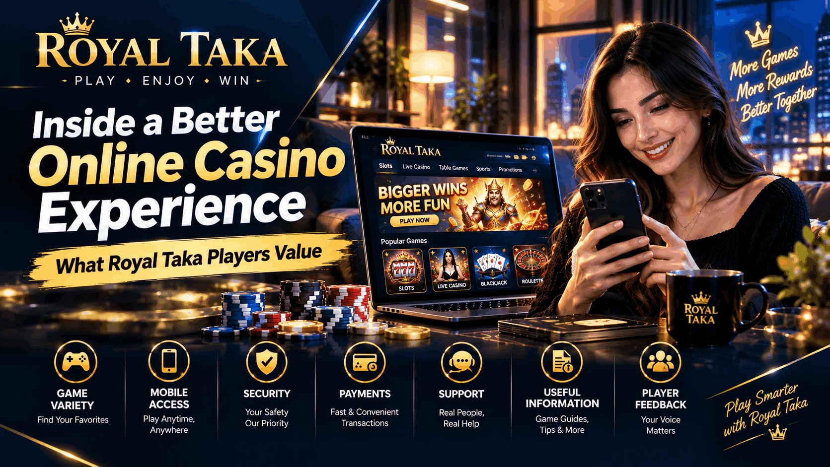Inside a Better Online Casino Experience: What Royal Taka Players Value